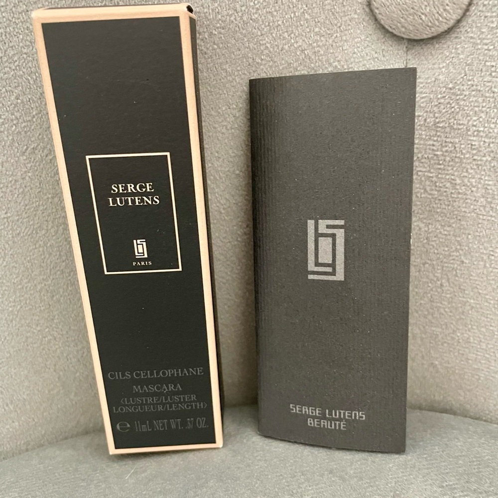 Serge Lutens Paris Black Cils Cellophane Mascara *New in Box* full sized